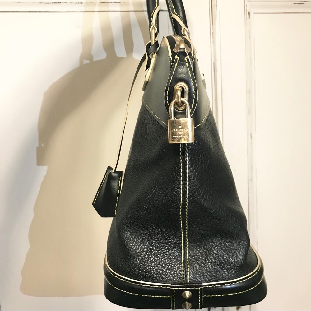 Louis Vuitton Suhali Noir Lockit PM Bag - Picture 3 of 14
